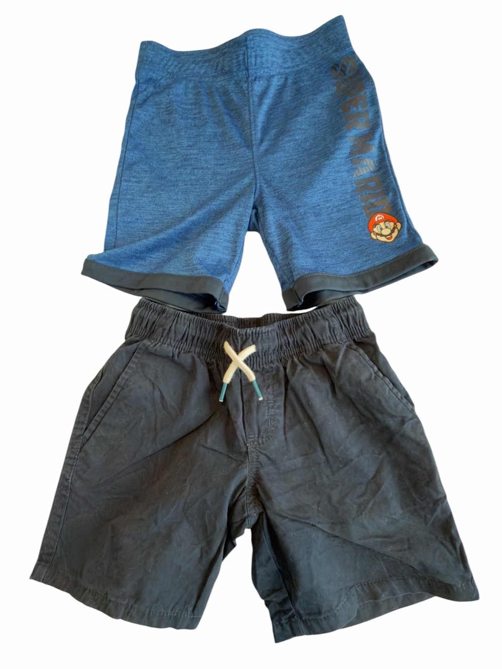 Nintendo Blue Heather and cat & jack Black Kids Shorts Set (005)